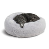 Hundebett Plüsch Wolke PREMIUM Grau