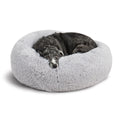 Hundebett Plüsch Wolke PREMIUM Grau