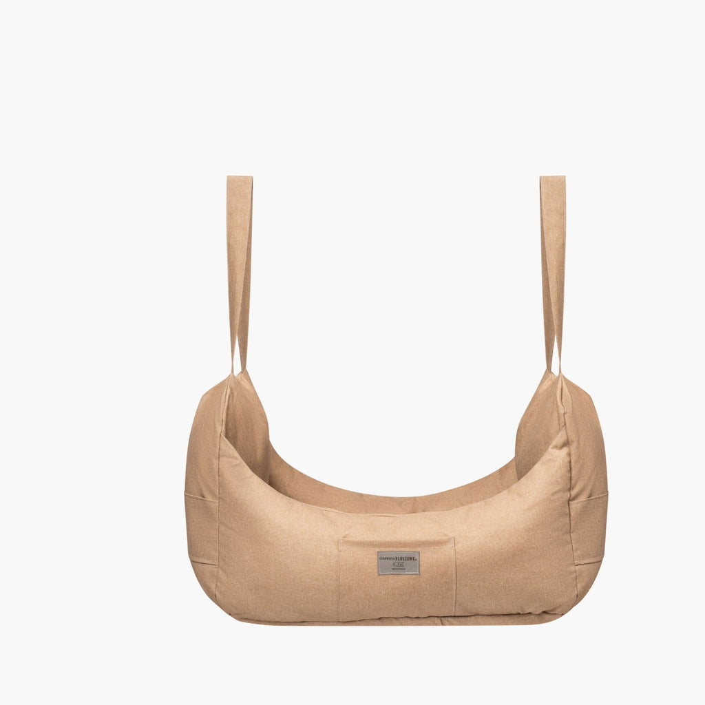 Hunde-Autositz Hellbraun für Tiere bis 12 kg