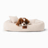 Orthopädisches Hundebett ROYAL aus Boucle - Creme