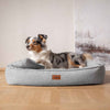 Hundebett ROYAL aus Bouclé Grau