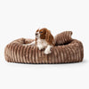 Hundebett BELLO aus Cord Hellbraun