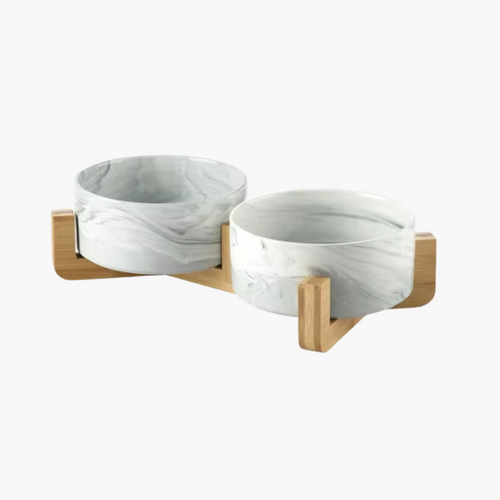 Eleganter Futternapf aus Keramik, 800 ml, für Wasser und Futter geeignet