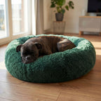 Hundebett WOLKE Plüsch Beige