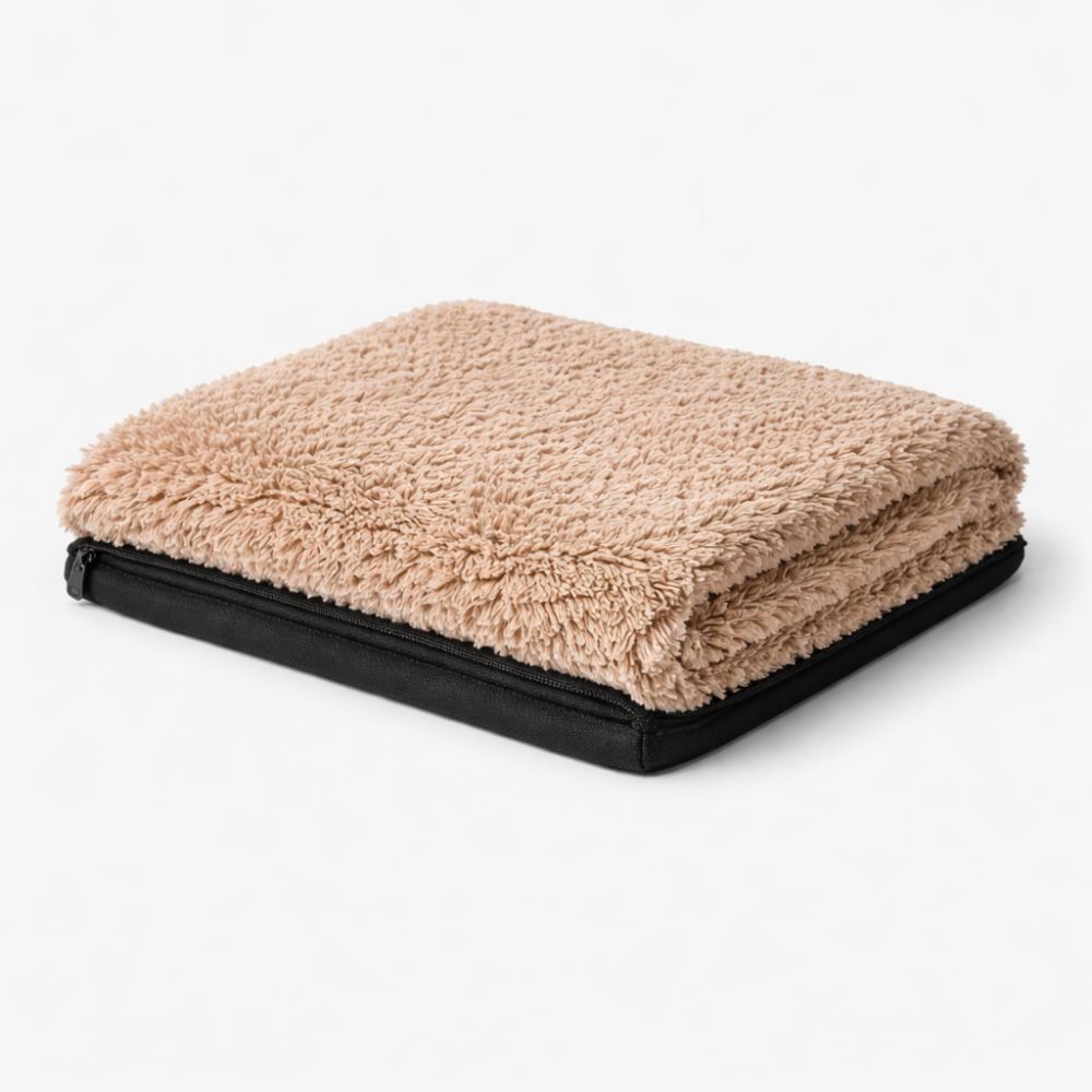 Ersatzbezug für Hundebett WOLKE Plüsch in Beige