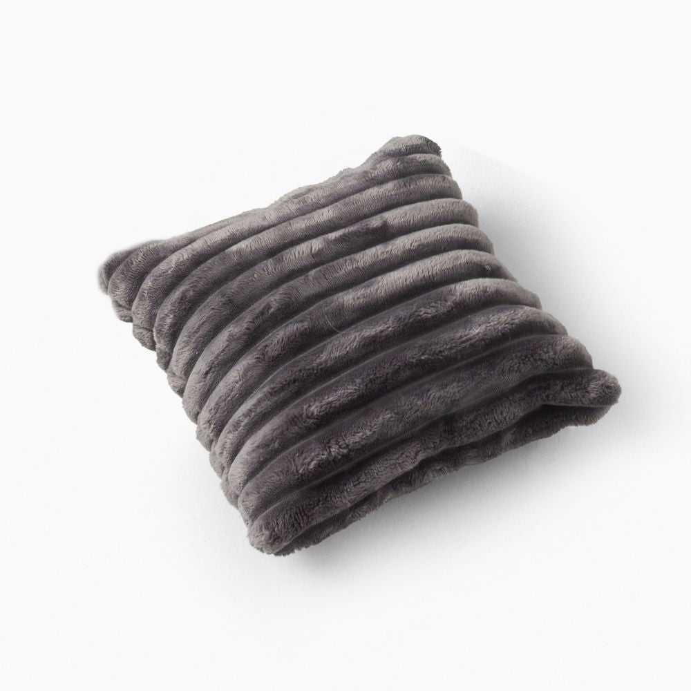 Graues Cord-Hundekissen für Hundebett