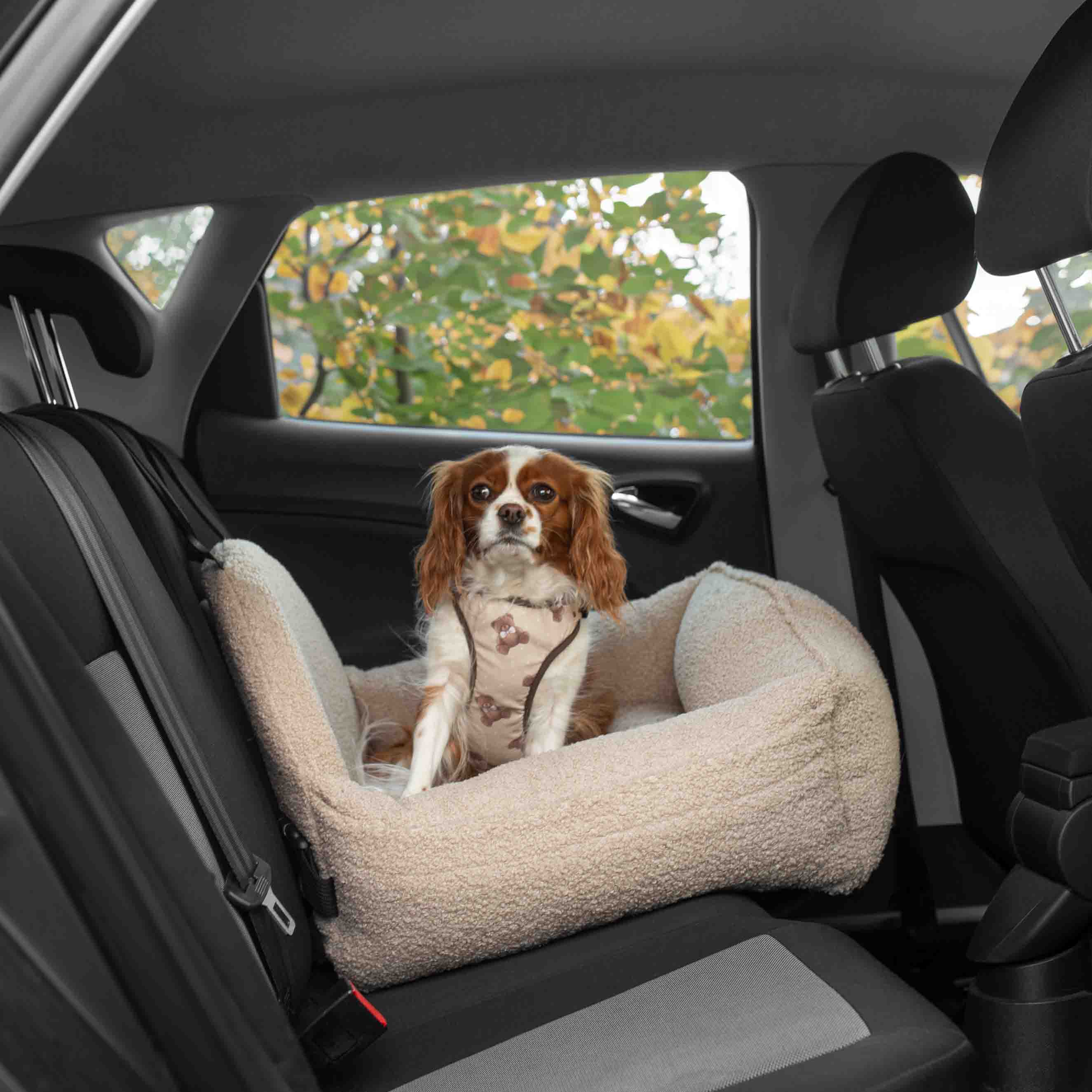 Hundeautositz Bouclé SAND
