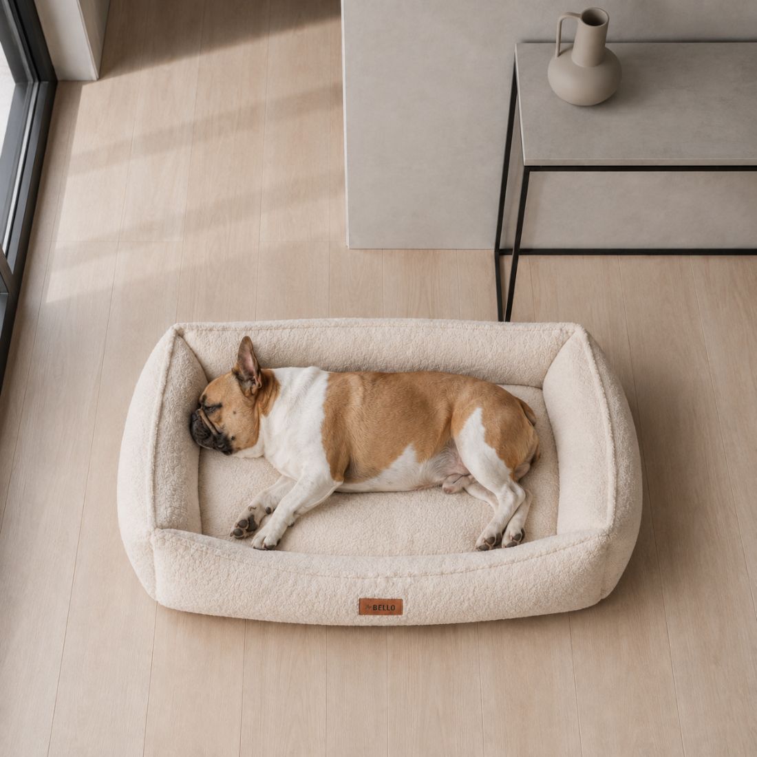 Hundebett ROYAL Creme Bouclé