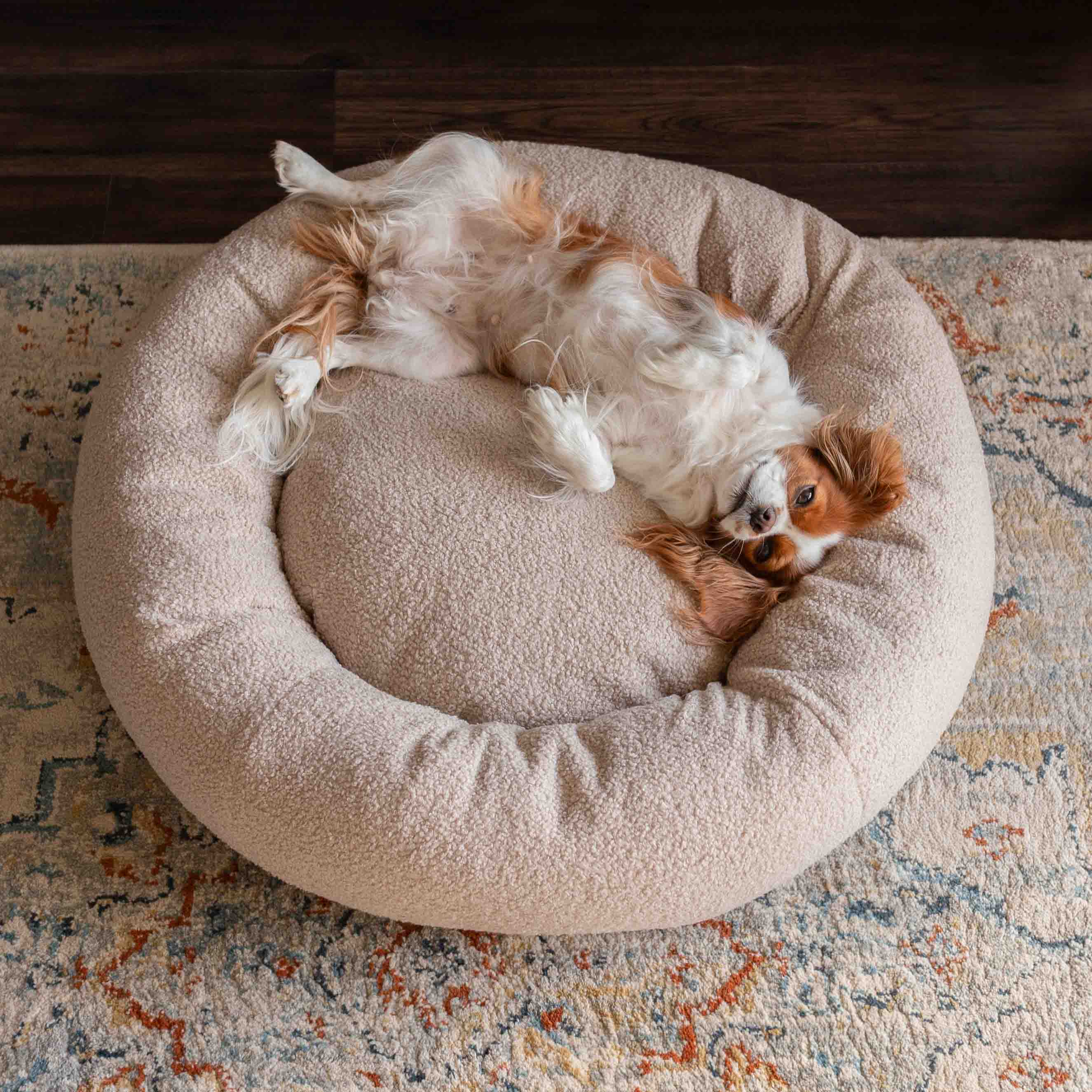 Hundebett WOLKE Bouclé Beige