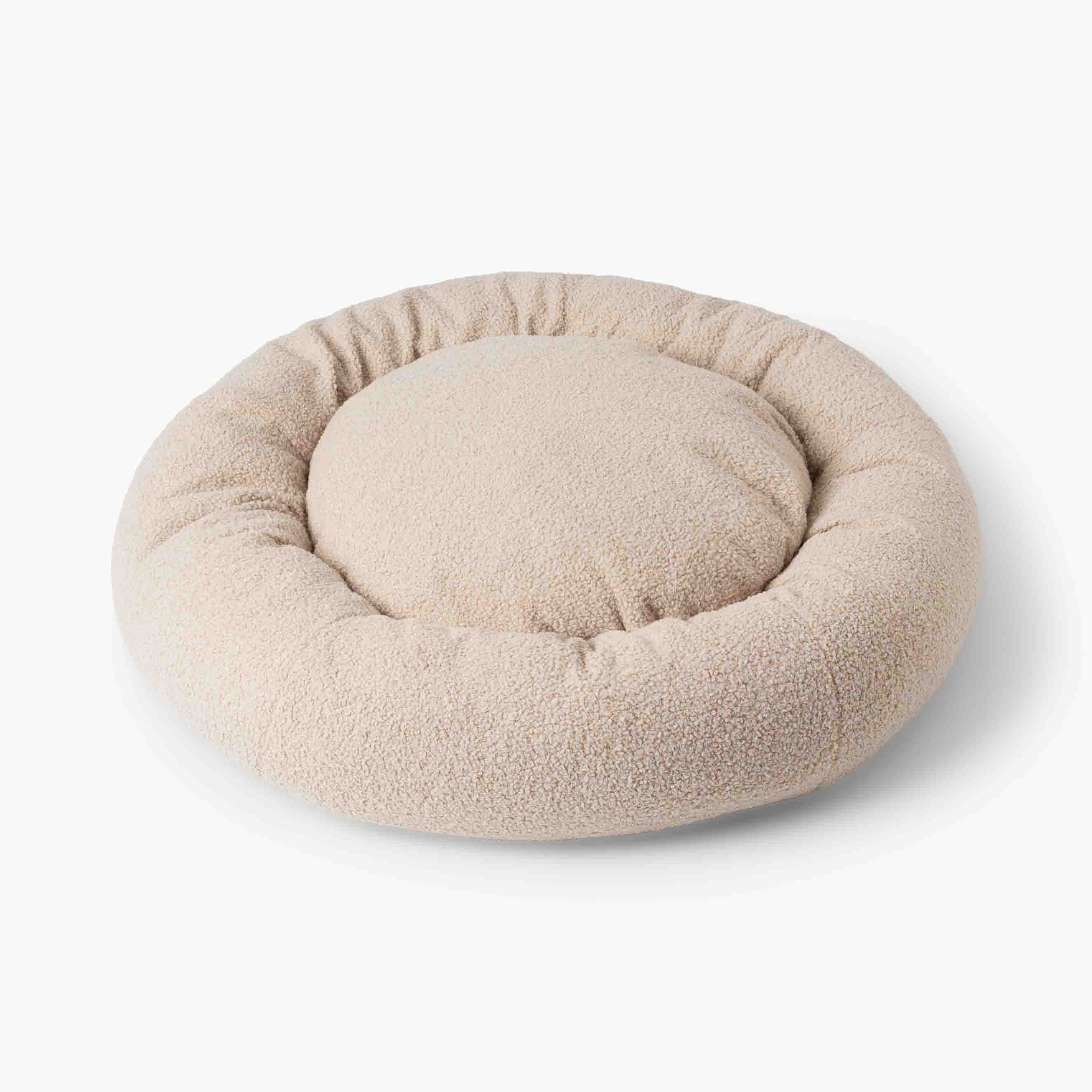 Hundebett WOLKE Bouclé Beige