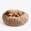 Hundebett WOLKE Plüsch Beige