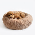 Hundebett WOLKE Plüsch Beige