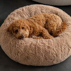 Hundebett WOLKE Plüsch Beige