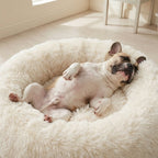 Hundebett WOLKE Plüsch Creme