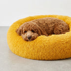 Hundebett WOLKE Plüsch Beige