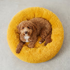 Hundebett WOLKE Plüsch Beige