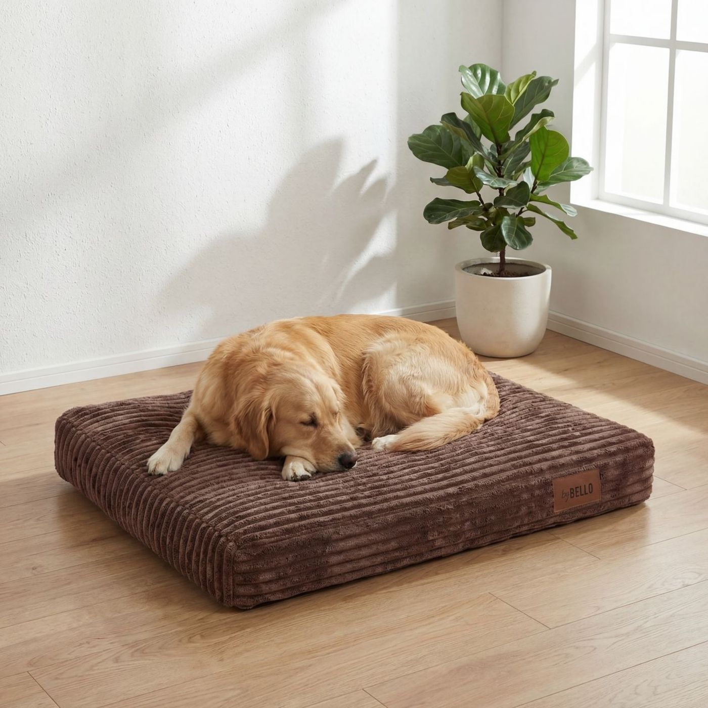 Orthopädische Hundematratze ROYAL aus Cordstoff