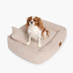 Hundebett ROYAL aus Bouclé Beige