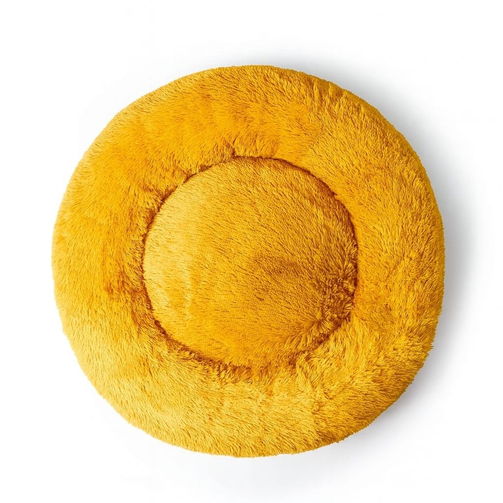 Hundebett Plüsch Wolke PREMIUM Honig