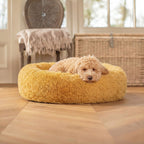 Hundebett WOLKE Plüsch Beige