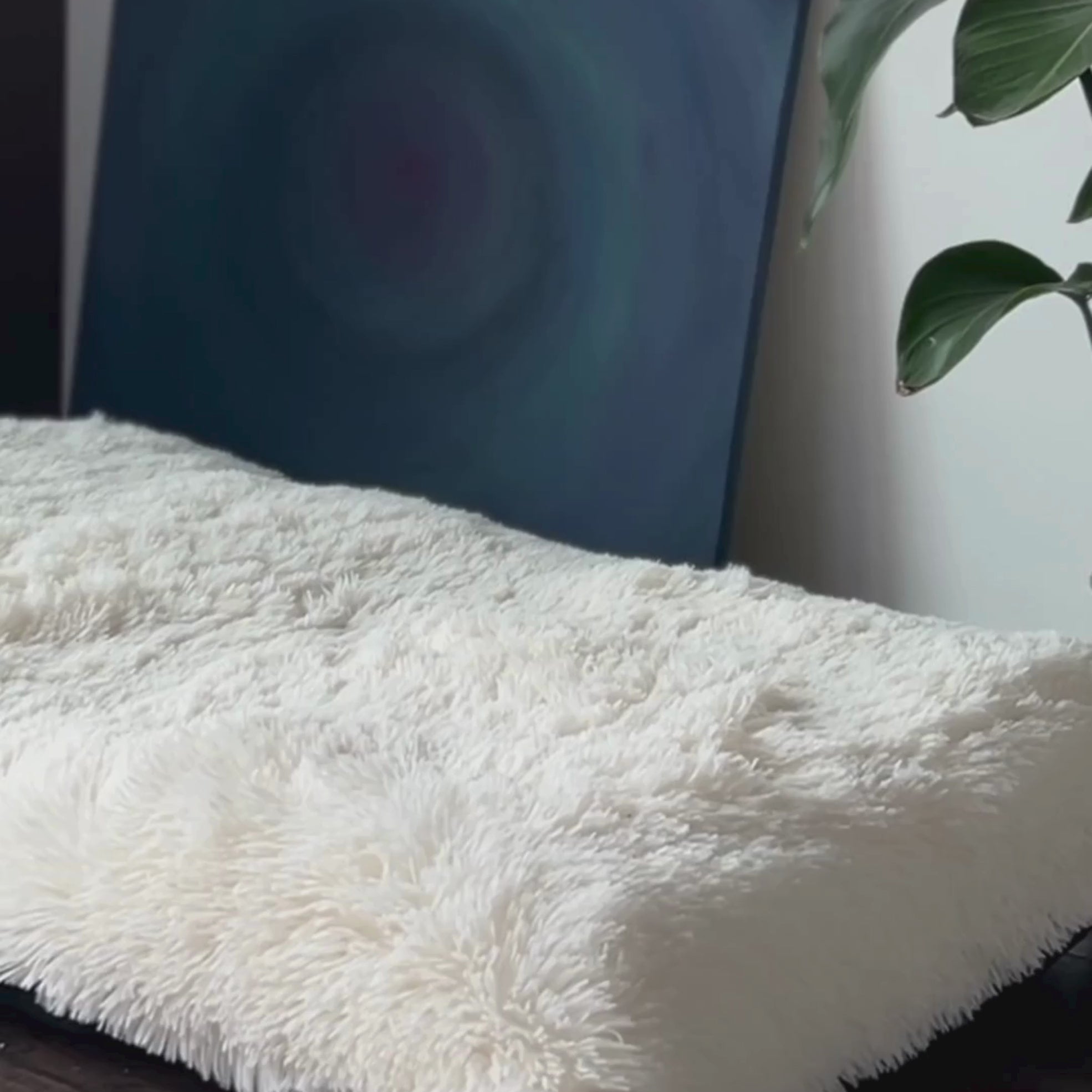 Plüschkissen Hundebett MIA Grün